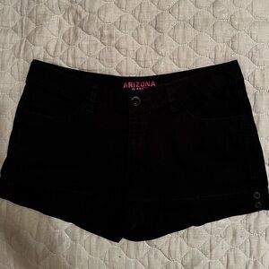 ARIZONA JEAN CO~BLACK SHORTS~7